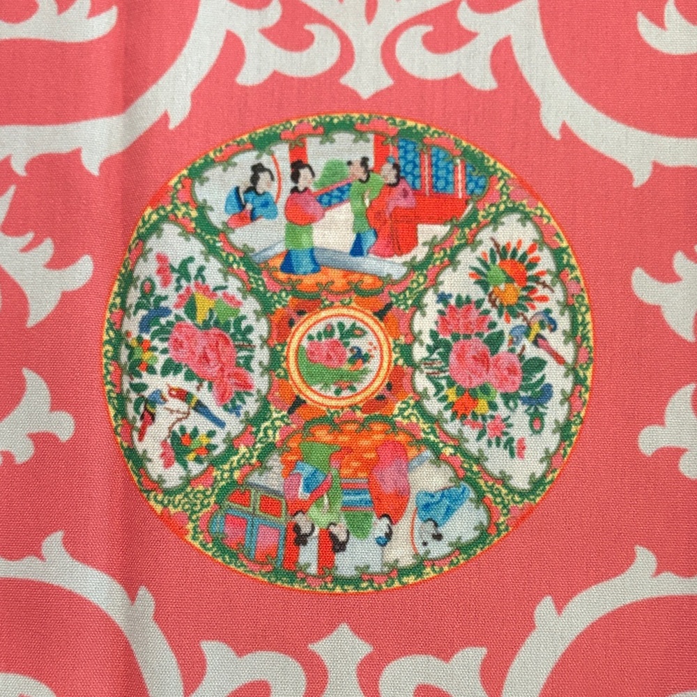 Pink chinoiserie Tea Towel